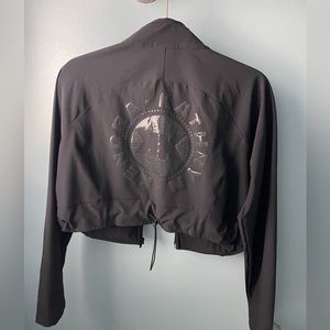 Gymshark KK Fit Woven Jacket in Black, Size Small